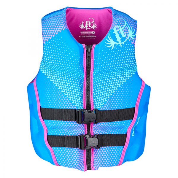 Full Throttle® - Women's Hinged Rapid-Dry Flex-Back Small Blue Life Vest