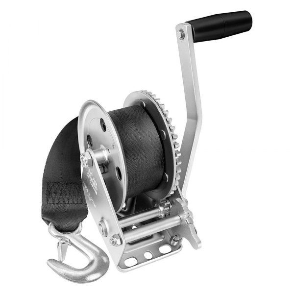 Fulton® - 1500 lb Single Speed Trailer Winch with 20' L Strap, Boxed