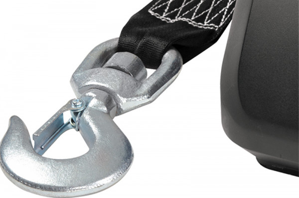 Fulton 2600 Lb Dual Speed Boat Trailer Winch With 20-Foot Strap - Silver