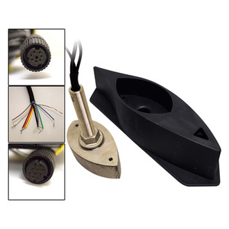 Furuno® - 165T-B54 7-Pin Bronze External Thru-hull Mount Transducer with Fairing Block