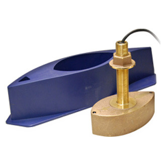 Furuno® - B275LHW 12-Pin Bronze External Thru-hull Mount Transducer with 39' Cable