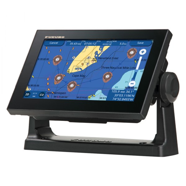 Furuno® - 9" Fish Finder/Chartplotter with C-MAP 4D Charts w/o Transducer