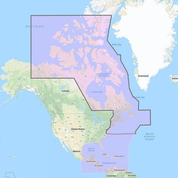 Furuno® - Canada Atlantic Coast-Gulf of Mexico-Caribbean-Bahamas MM3 Format Electronic Chart