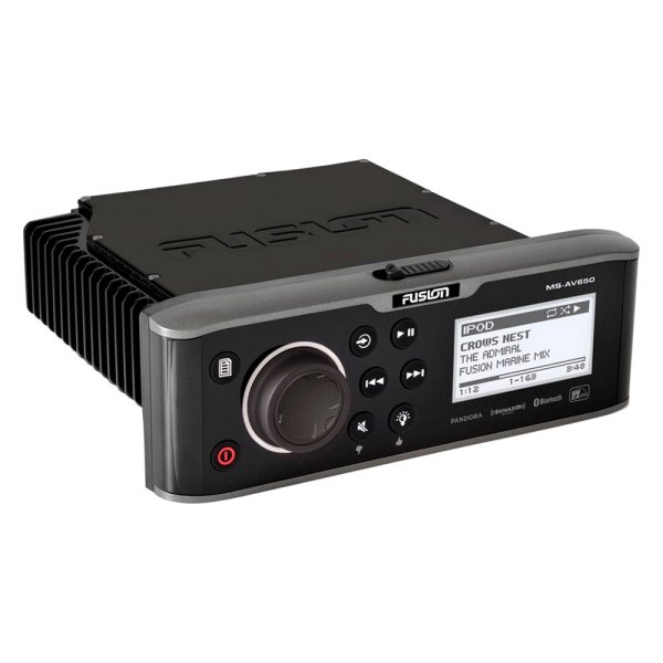 Fusion® - Black AM/FM/CD/USB/SiriusXM/Aux/Bluetooth Stereo Receiver