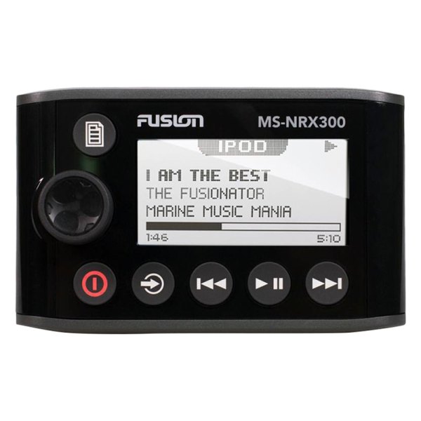 Fusion® - Black Wired Stereo Remote Control