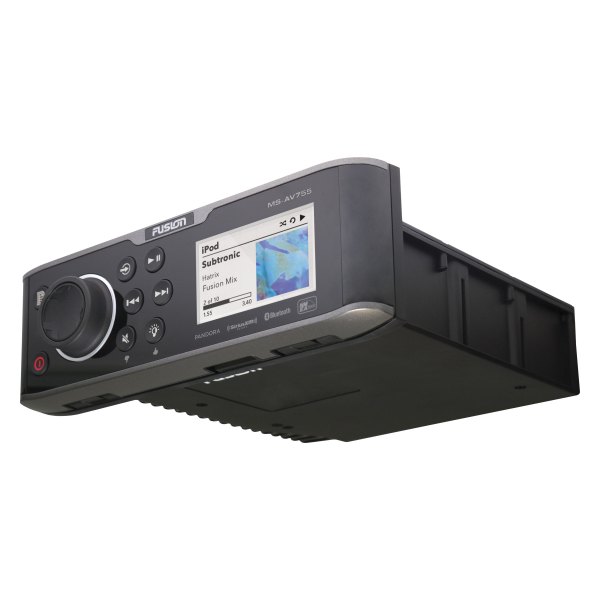 Fusion® - Black AM/FM/CD/USB/Aux/Bluetooth Stereo Receiver