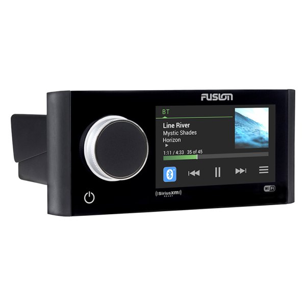 Fusion® - Apollo Black AM/FM/USB/SiriusXM/Aux/Bluetooth Stereo Receiver