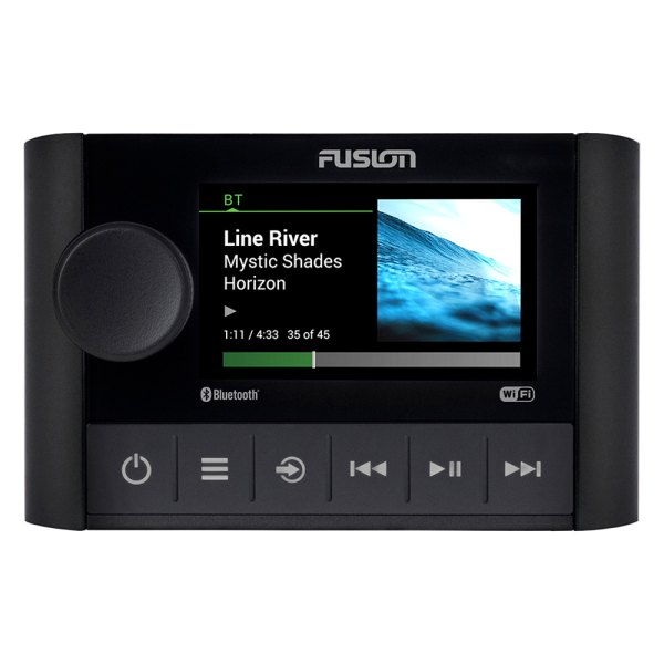 Fusion® - Black AM/FM/Bluetooth Stereo Receiver