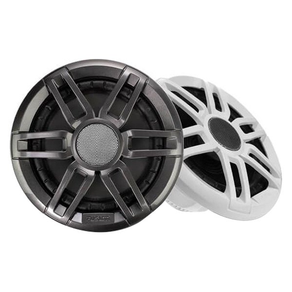 Fusion® - XS Sport Series 200W 2-Way 4-Ohm 6.5" White/Gray Flush Mount Speakers, Pair