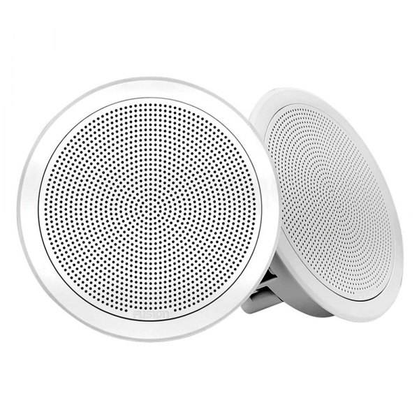 Fusion® - FM Series 200W 2-Way 4-Ohm 7.7" White Flush Mount Round Speakers
