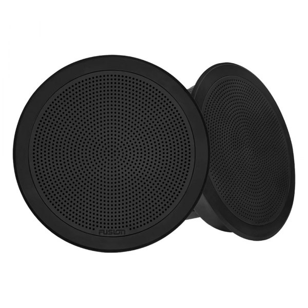 Fusion® - FM Series 200W 2-Way 4-Ohm 7.7" Black Flush Mount Round Speakers