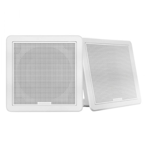 Fusion® - FM Series 200W 2-Way 4-Ohm 7.7" White Flush Mount Square Speakers