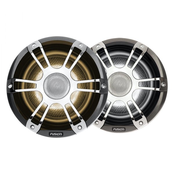 Fusion® - Signature 3 Series 230W 2-Way 4-Ohm 6.5" Chrome Flush Mount Speakers with LED Lights, Pair
