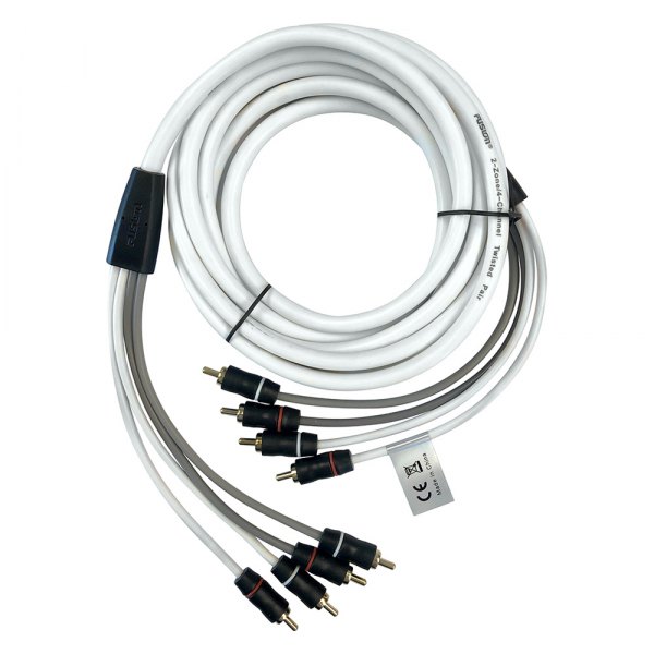 Fusion® - EL-FRCA12 2 RCA M to 4 RCA M 12' Audio Cable