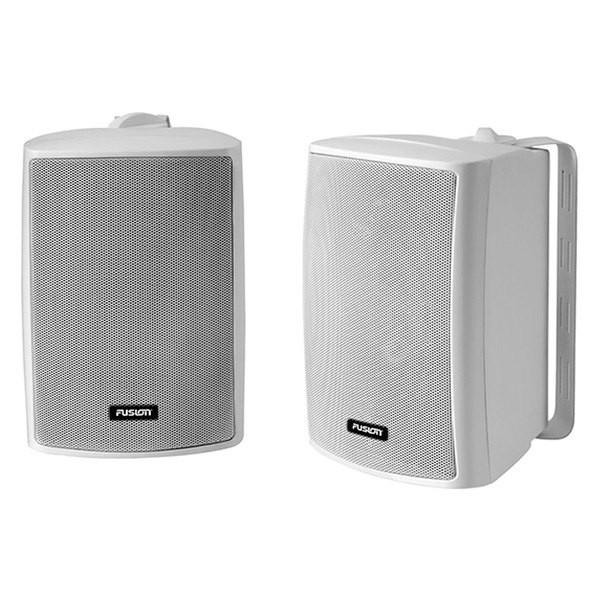Fusion® - 100W 2-Way 4-Ohm 4" Gray Box Speakers, Pair