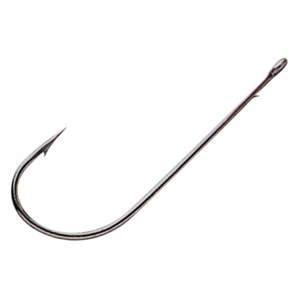 Gamakatsu® - Barbed Bronze Worm 1/0 Size Bronze Hooks, 6 Pieces