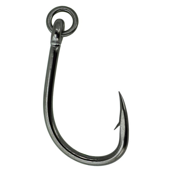 Gamakatsu® - Live Bait 1 Size Black Hooks with Solid Ring, 6 Pieces