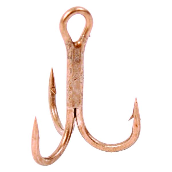Gamakatsu® - Round Bend Treble 3 Size Bronze Hooks, 9 Pieces