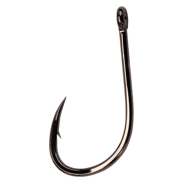 Gamakatsu® - Straight Eye 4X Strong Offshore Octopus 7/0 Size Black Hooks, 6 Pieces