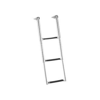 Garelick® - 34-1/2" H Stainless Steel 3-Step Telescoping Over Swim Platform Ladder