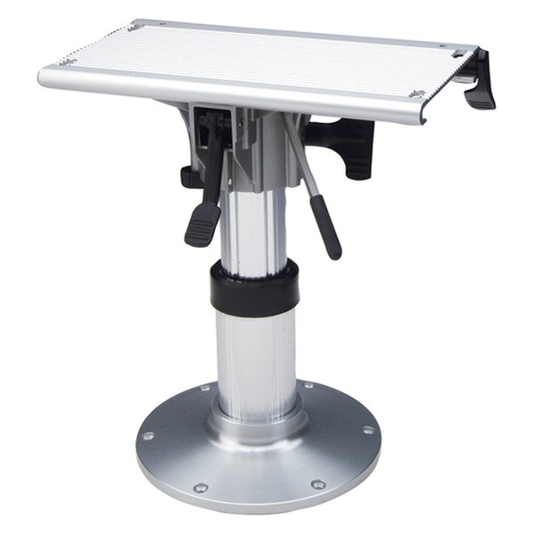 Garelick® - 14"-18" H x 2-7/8" D Gas Rise Adjustable Post with Slide, Spider Mount & Round Base
