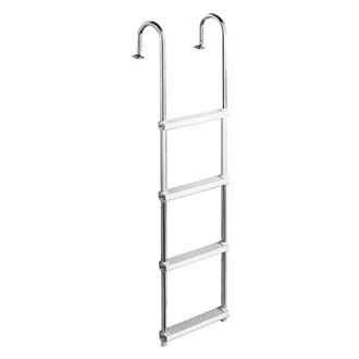 Garelick® - 4-Step Pontoon Hook Ladder with Shur-Loc