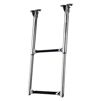 Garelick® - 23-1/4" H Stainless Steel 2-Step Telescoping Under Swim Platform Ladder