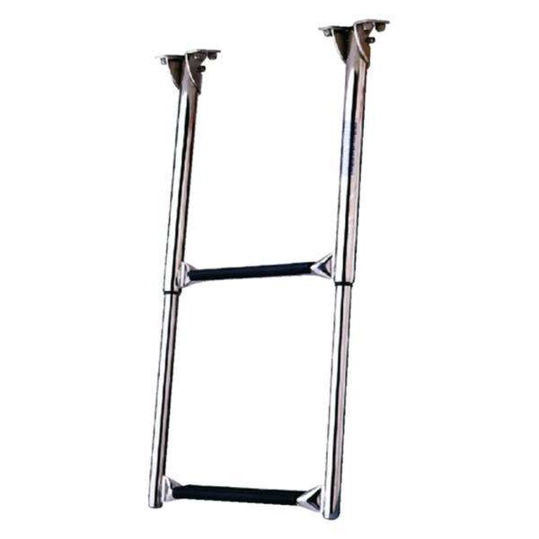 Garelick® - 34-1/2" H Stainless Steel 3-Step Telescoping Under Swim Platform Ladder