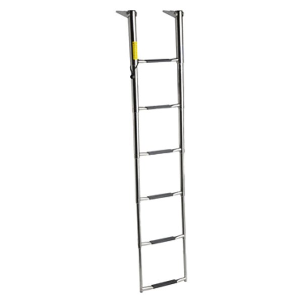 Garelick® - 67-1/2" H Stainless Steel 6-Step Telescoping Over Swim Platform Ladder