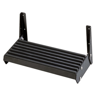 Garelick® - 15" W Black Aluminum 1-Step Foot Rest