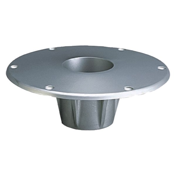 Garelick® - 9-3/4" D Aluminum Flush Mount Round Base for 2-7/8" D Post
