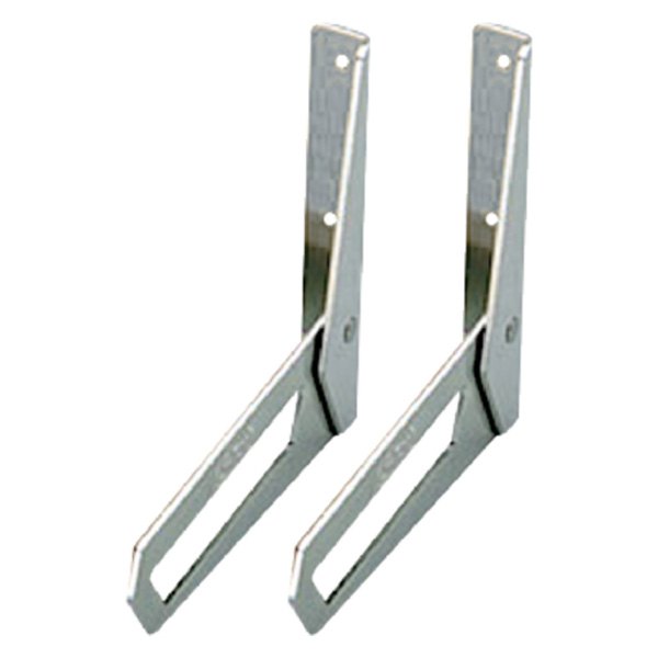 Garelick® - 7.5" H x 8.25" D Anodized Aluminum Folding Brackets