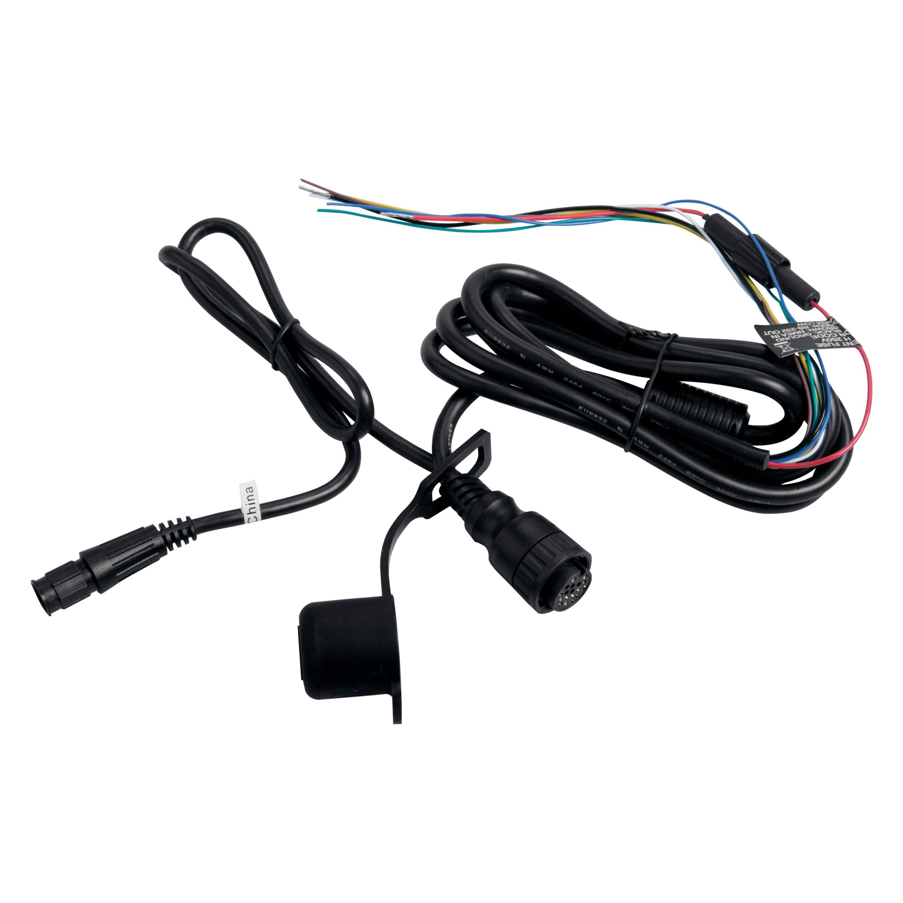 Garmin® Power/Data Cable with NMEA/Bare Wires for Fishfinder 90/140/160 - BOATiD.com