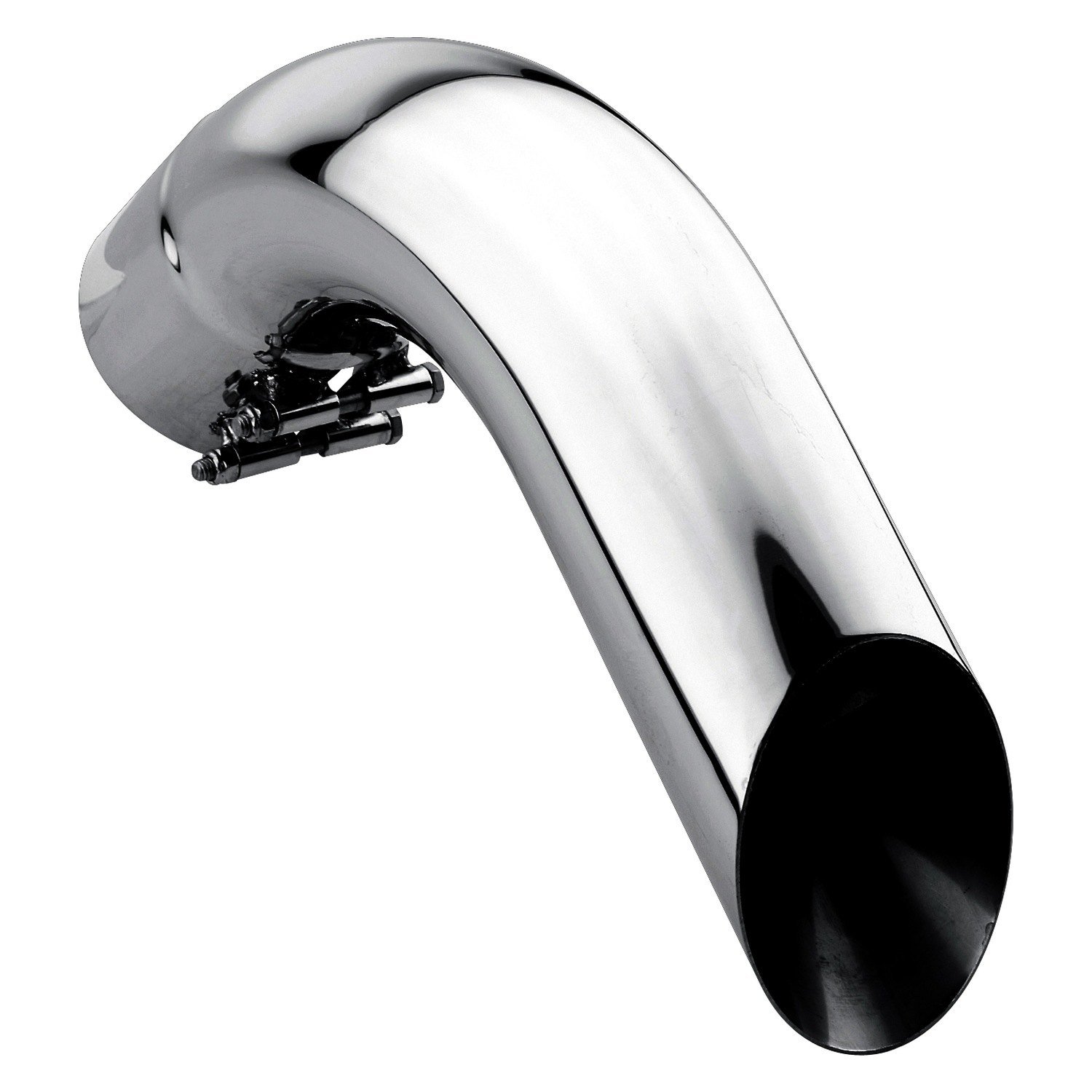 Stainless Steel Turn Down Tip 304 Stainless Steel Turn-Down Exhaust Tip - 2.25" Inlet, 2.5" Outlet, 9" Long TRI-HYBERS Exhaust Tip - Foto 11