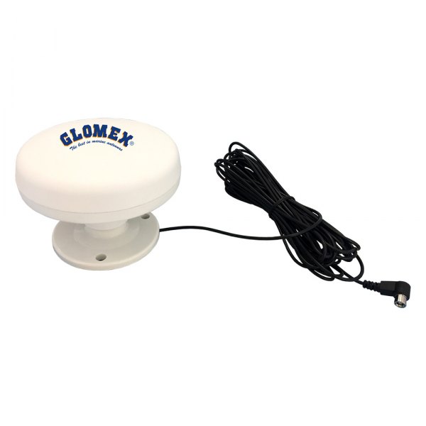 Glomex® - 24 dB White SiriusXM Antenna with 23' Cable