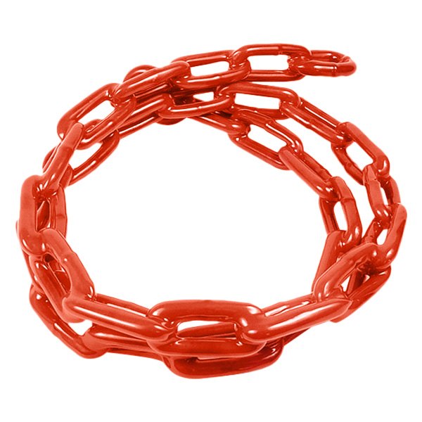 Greenfield® - 4' L x 1/4" D Orange PVC Coated Steel Anchor Chain