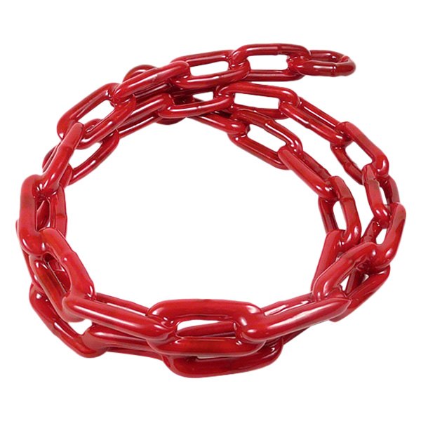 Greenfield® - 1/4" D x 4' L Red PVC-Coated Steel Anchor Chain