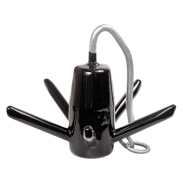 Greenfield® - 18 lb Black Painted Iron Richter Anchor