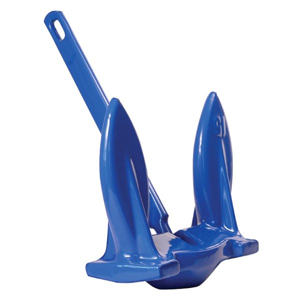 Greenfield® - 15 lb Blue PVC Coated Iron Navy Anchor