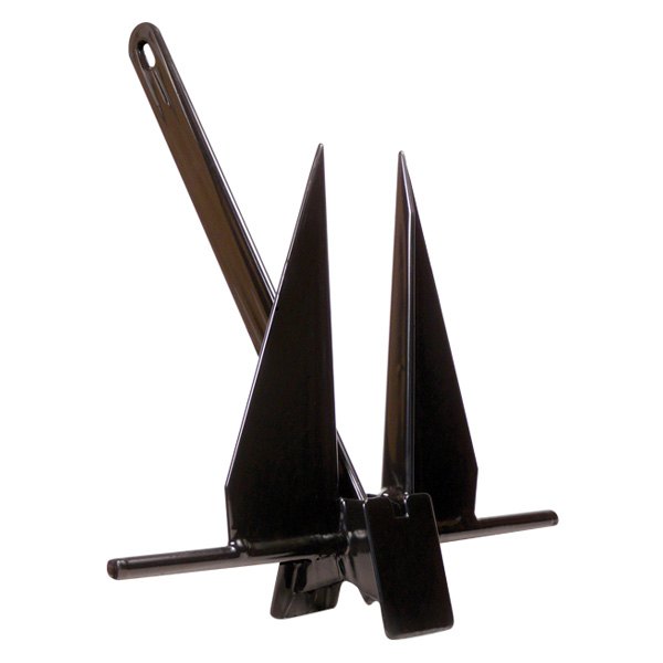 Greenfield® - 12 lb Black PVC Coated Iron Fluke Anchor
