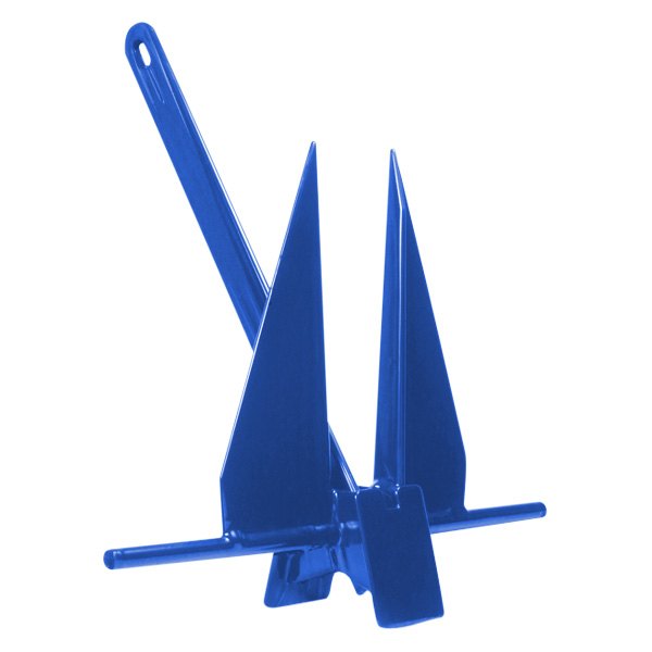 Greenfield® - 12 lb Blue PVC Coated Iron Fluke Anchor