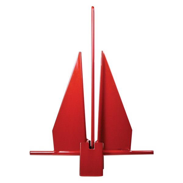 Greenfield® - 12 lb Red PVC Coated Iron Fluke Anchor