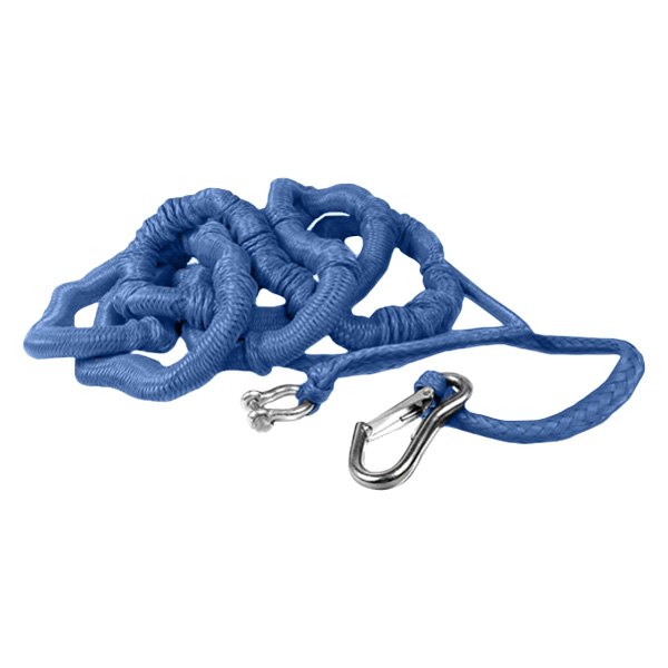 Greenfield® - 7'-21' L Blue Polyester Bungee Anchor Cord