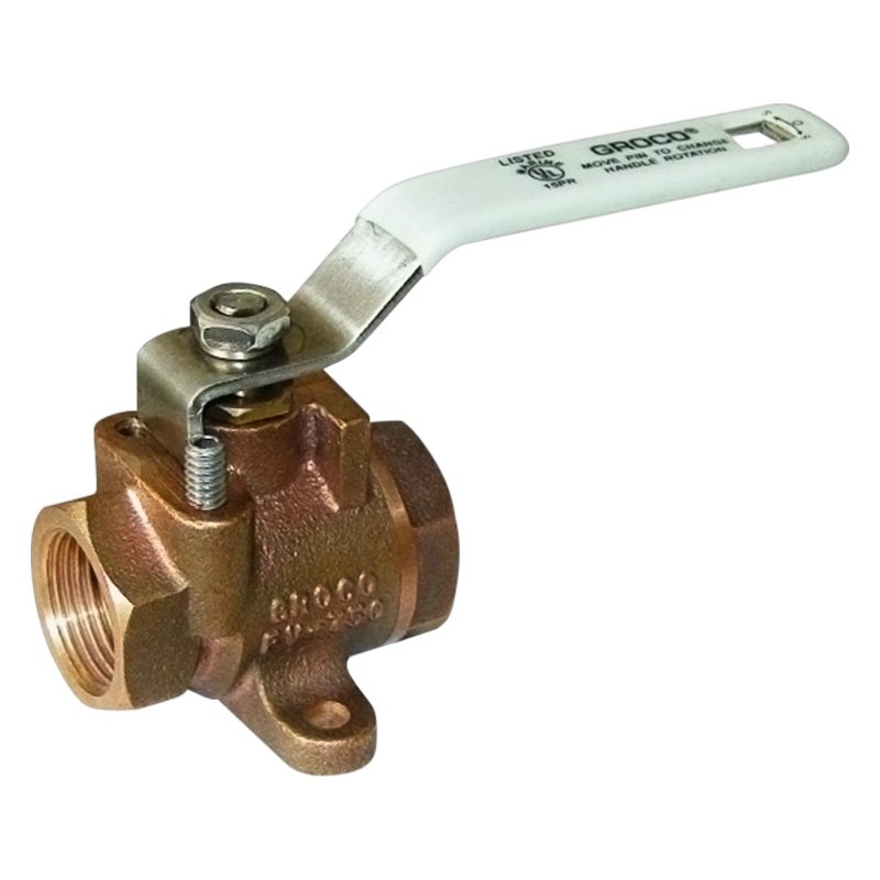 Groco® FV500 1/2" NPT 2Way Female Bronze ShutOff Valve