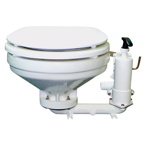Groco® HFB Marine Toilet with Manual Pump