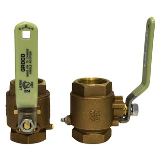 Groco® - IBV-Series 1-1/4" NPT(F) Inline Valve