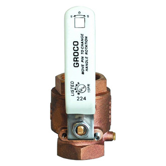 Groco® - IBV-Series 2-1/2" BSPP(F) Bronze Inline Valve