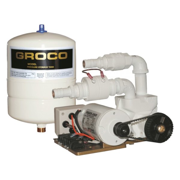Groco® - Paragon Junior 12 V 1 gal 420 GPH 20-40 PSI Water Pressure System