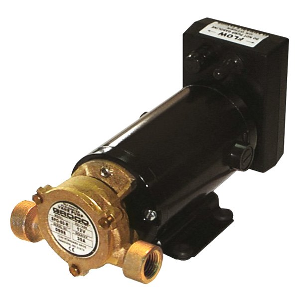 Groco® - 12 V 420 GPH Electric Positive Displacement Reversing Vane Utility Pump