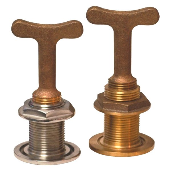 Groco® - 1" D Bronze Garboard Drain Plug Kit with T-Handle
